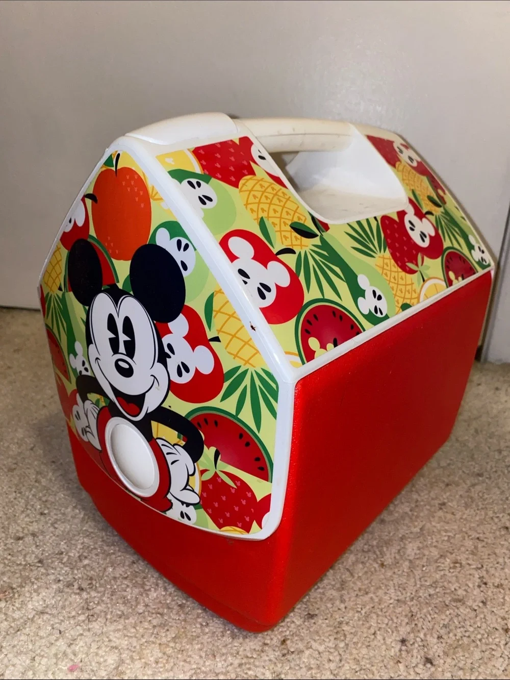 minnie and mickey pop pal 7 quart igloo cooler